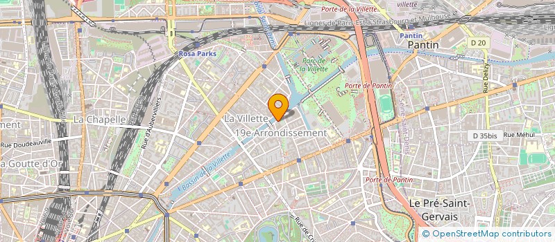 localisation de l'entreprise MONSIEUR VALENTINO STEPHANO  PARIS