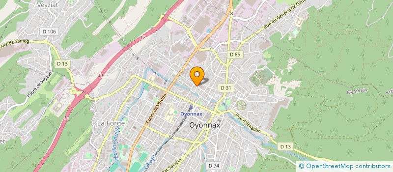 localisation de l'entreprise MONSIEUR VALENTYN HRYSHAIEV à OYONNAX