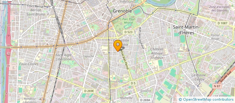 localisation de l'entreprise MONSIEUR VALER CALMAN  GRENOBLE