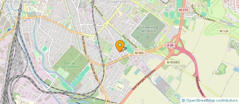 localisation de l'entreprise MONSIEUR VALERA PAILEVANIAN  DIJON