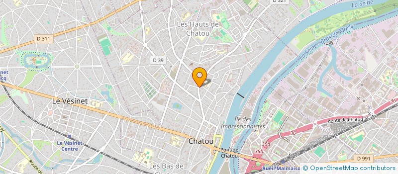 localisation de l'entreprise MONSIEUR VALERE BEHIRA  CHATOU