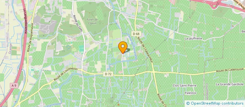 localisation de l'entreprise MONSIEUR VALERE CARLIN  ORANGE