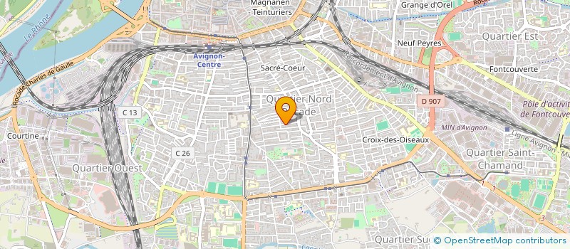 localisation de l'entreprise MONSIEUR VALERE CARTEL  AVIGNON