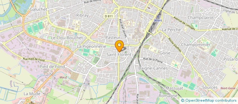 localisation de l'entreprise MONSIEUR VALERE CREPIN à NIORT