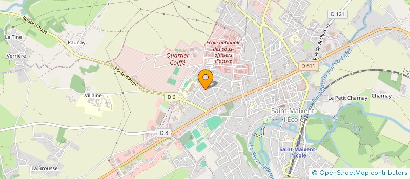 localisation de l'entreprise MONSIEUR VALERE DOBA MANGASSE  SAINT-MAIXENT-L'ECOLE