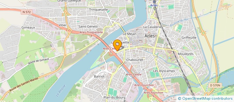 localisation de l'entreprise MONSIEUR VALERE JACQUIN à ARLES