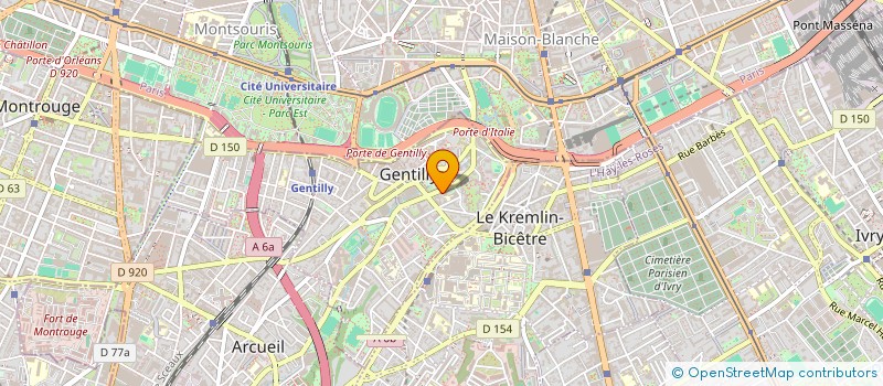 localisation de l'entreprise MONSIEUR VALERE LANGLOIS  GENTILLY