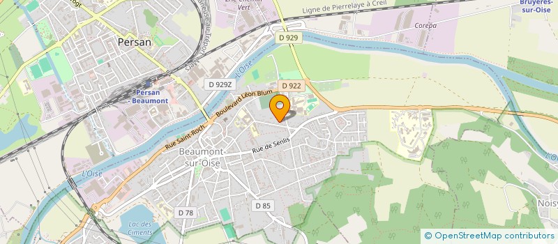 localisation de l'entreprise MONSIEUR VALERE REBIFFE  BEAUMONT-SUR-OISE