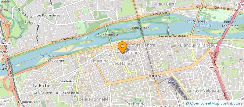 localisation de l'entreprise MONSIEUR VALERE TROCQUENET  TOURS