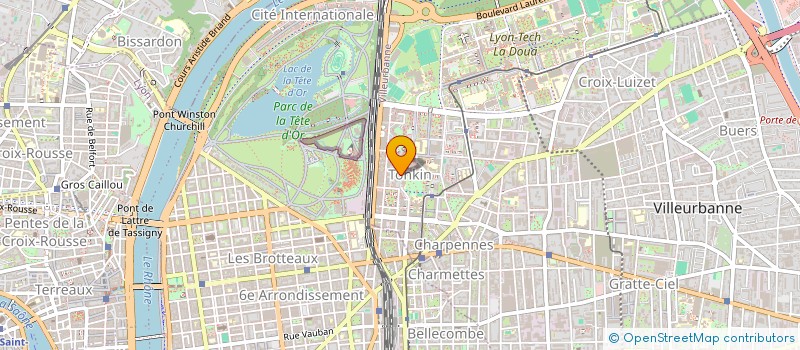 localisation de l'entreprise MONSIEUR VALERI ATANASSOV  VILLEURBANNE