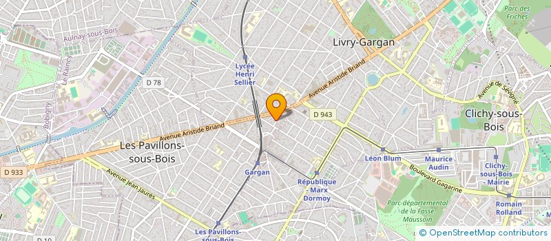 localisation de l'entreprise MONSIEUR VALERI KUBALI  LES PAVILLONS-SOUS-BOIS