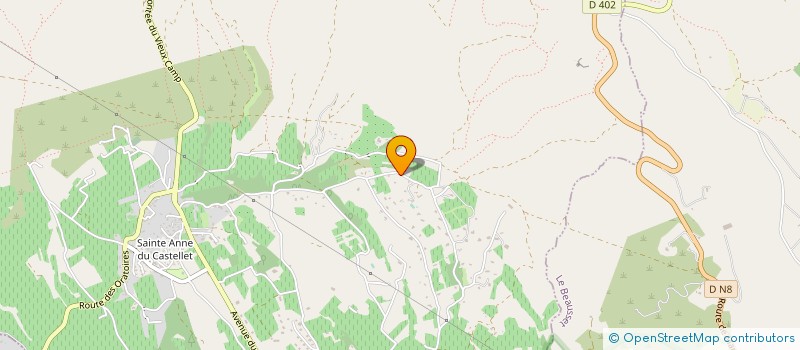 localisation de l'entreprise MONSIEUR VALERIAN BELIN  LE CASTELLET