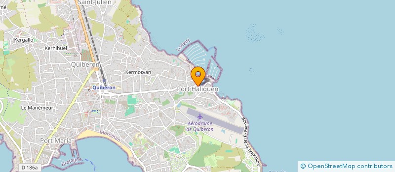 localisation de l'entreprise MONSIEUR VALERIAN BENNE-DARSES  QUIBERON