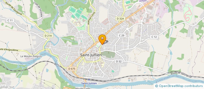 localisation de l'entreprise MONSIEUR VALERIAN DEGUFFROY à SAINT-JUNIEN