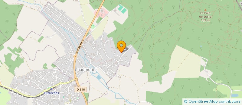 localisation de l'entreprise MONSIEUR VALERIAN HUYLEBROECK  CHANTILLY