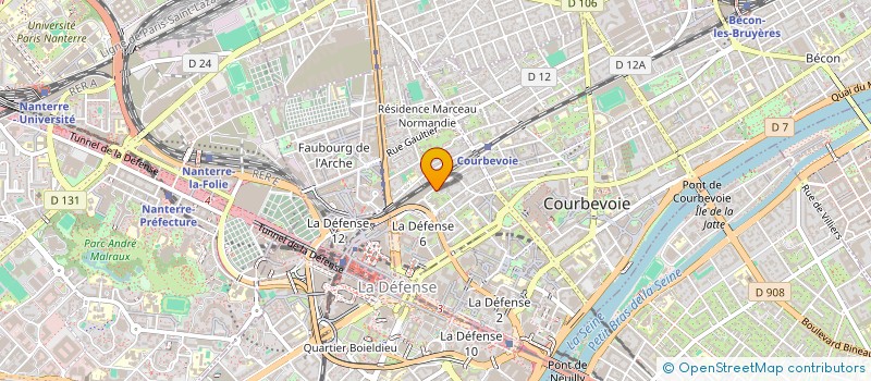 localisation de l'entreprise MONSIEUR VALERIAN LEGRAND à COURBEVOIE