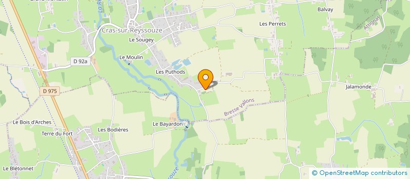 localisation de l'entreprise MONSIEUR VALERIAN PERRIN à BRESSE VALLONS
