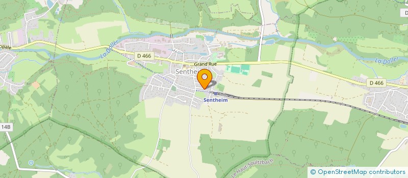 localisation de l'entreprise MONSIEUR VALERIAN WEBER  SENTHEIM