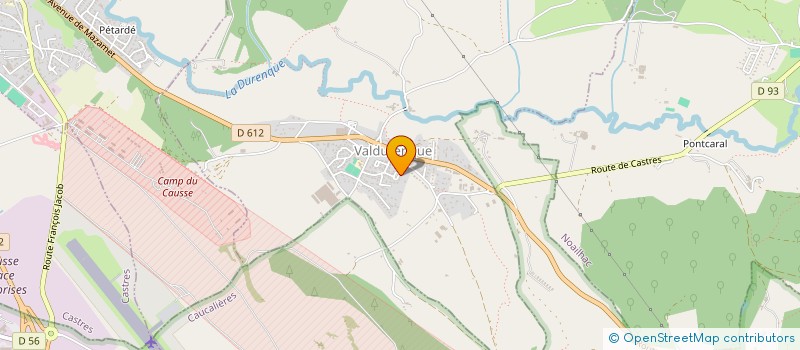 localisation de l'entreprise MONSIEUR VALERIANO PONT HILL  VALDURENQUE