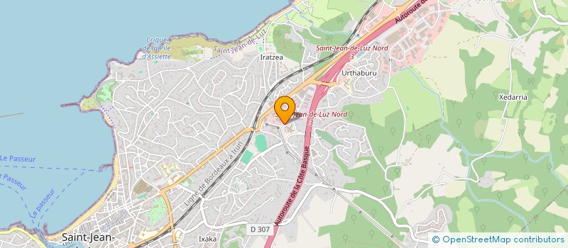 localisation de l'entreprise MONSIEUR VALERICO SANCHEZ à SAINT-JEAN-DE-LUZ