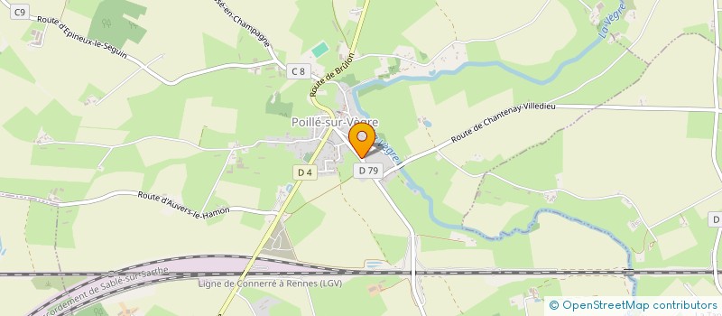 localisation de l'entreprise MONSIEUR VALERIE FOQUET  POILLE-SUR-VEGRE