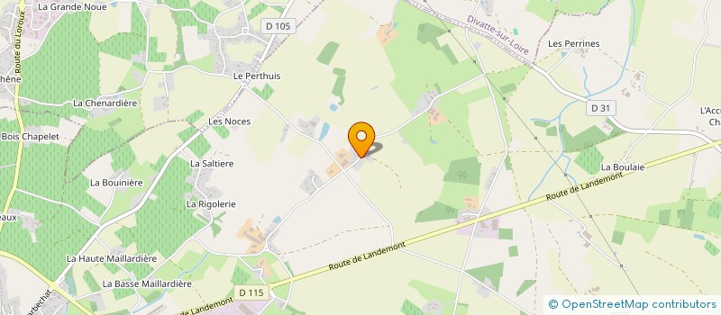 localisation de l'entreprise MONSIEUR VALERIE LAGORD à LE LOROUX-BOTTEREAU