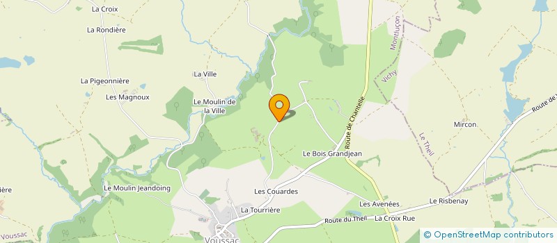 localisation de l'entreprise MONSIEUR VALERIE PHOUNTOUCOS  VOUSSAC