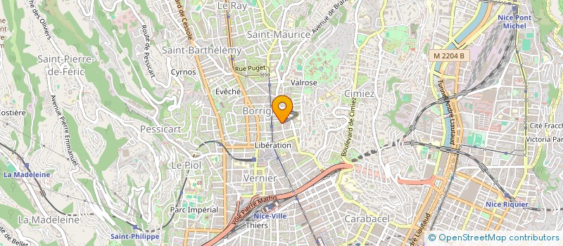 localisation de l'entreprise MONSIEUR VALERIO LOMBARDOZZI à NICE