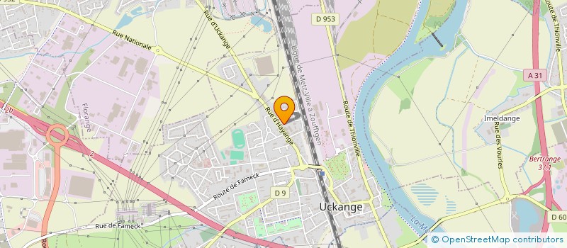 localisation de l'entreprise MONSIEUR VALERIO QUARANTA  UCKANGE