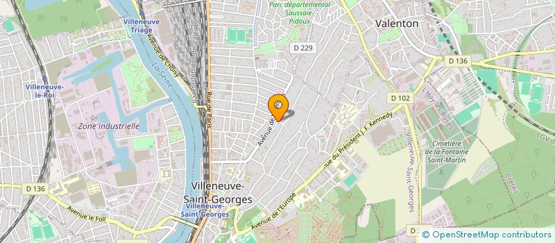 localisation de l'entreprise MONSIEUR VALERIU BACALIM à VILLENEUVE-SAINT-GEORGES
