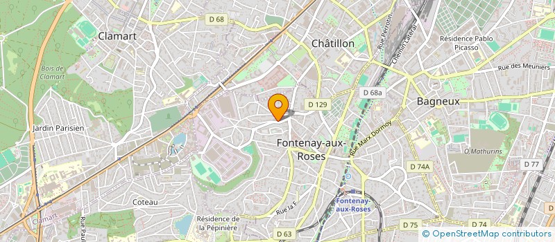 localisation de l'entreprise MONSIEUR VALERIU BORDEI à FONTENAY-AUX-ROSES