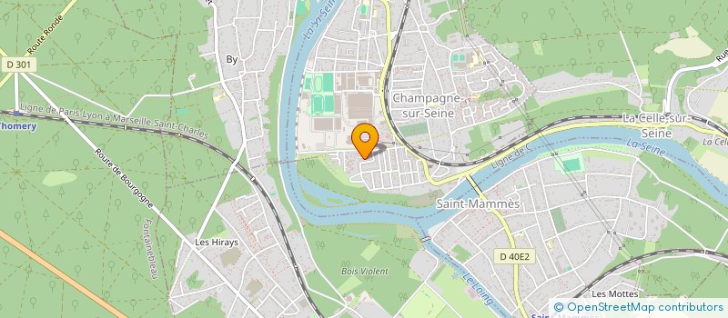 localisation de l'entreprise MONSIEUR VALERIU CRECIUN  CHAMPAGNE-SUR-SEINE