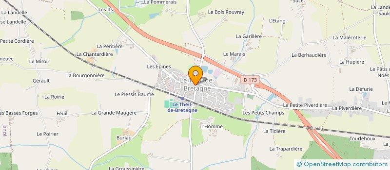 localisation de l'entreprise MONSIEUR VALERIU GAVRILENCO  LE THEIL-DE-BRETAGNE