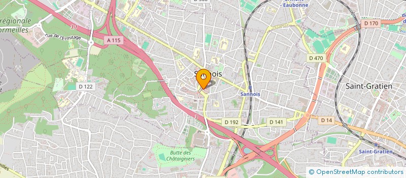 localisation de l'entreprise MONSIEUR VALERIU LUCA  SANNOIS