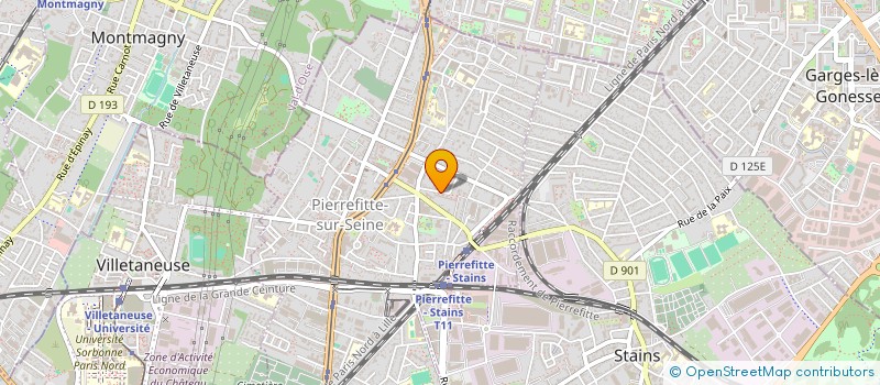 localisation de l'entreprise MONSIEUR VALERIU MITITELU à PIERREFITTE-SUR-SEINE