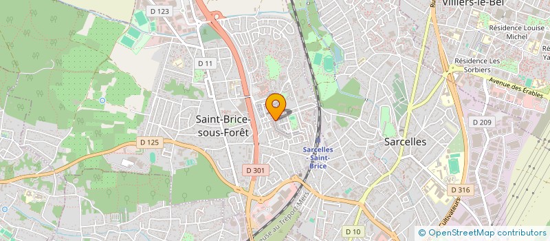 localisation de l'entreprise MONSIEUR VALERIU POPA  SAINT-BRICE-SOUS-FORET