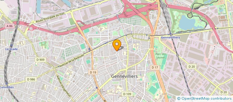 localisation de l'entreprise MONSIEUR VALERIU RACILA à GENNEVILLIERS