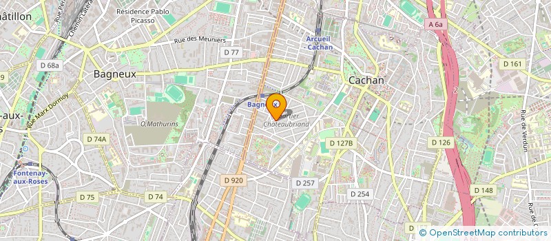 localisation de l'entreprise MONSIEUR VALERIU SOPCU  CACHAN