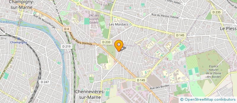 localisation de l'entreprise MONSIEUR VALERIU STOIAN  CHENNEVIERES-SUR-MARNE