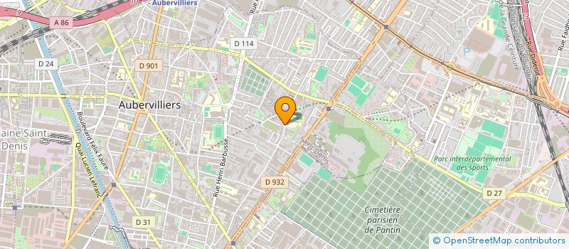 localisation de l'entreprise MONSIEUR VALERIU VACARCIUC  AUBERVILLIERS