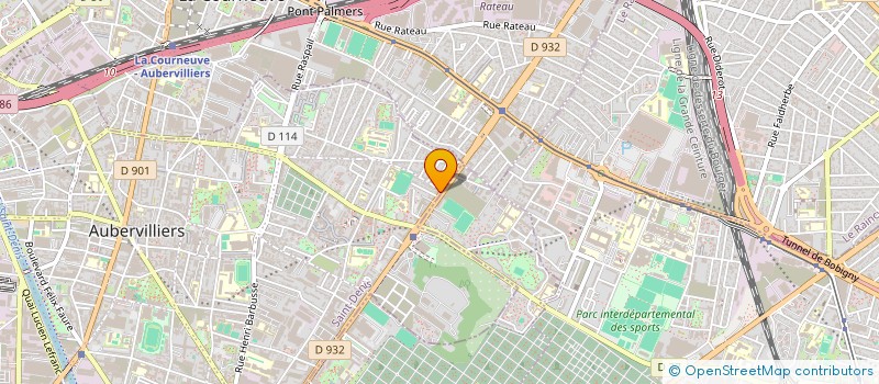 localisation de l'entreprise MONSIEUR VALERIU VIZITIU  AUBERVILLIERS