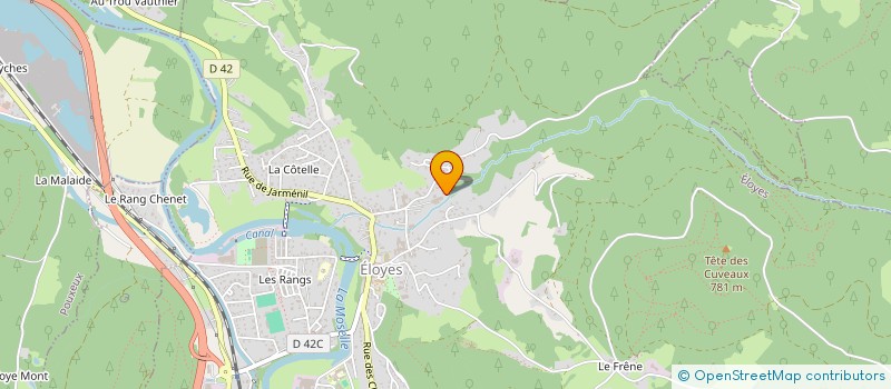 localisation de l'entreprise MONSIEUR VALERY ANDREUX  ELOYES