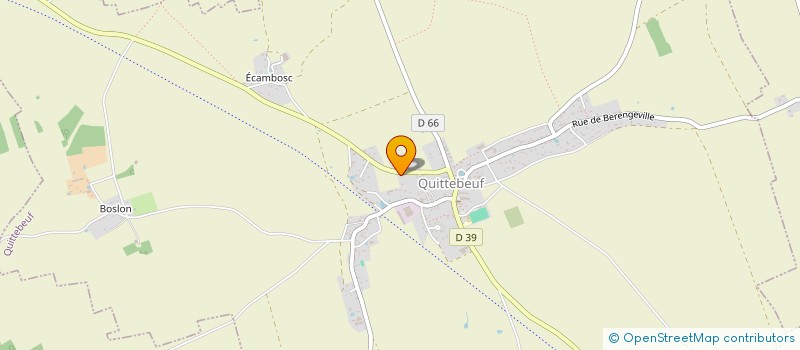 localisation de l'entreprise MONSIEUR VALERY BIDAUX  QUITTEBEUF