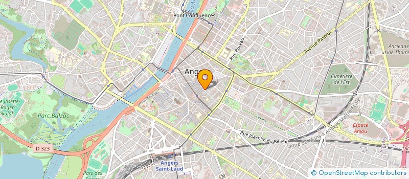 localisation de l'entreprise MONSIEUR VALERY BOURSIER à ANGERS