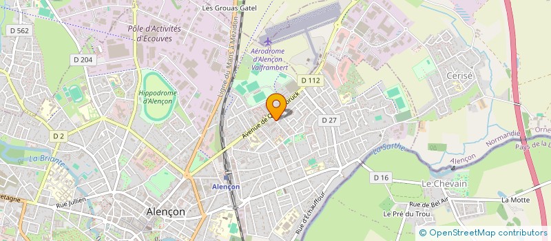 localisation de l'entreprise MONSIEUR VALERY BOUTET à ALENCON