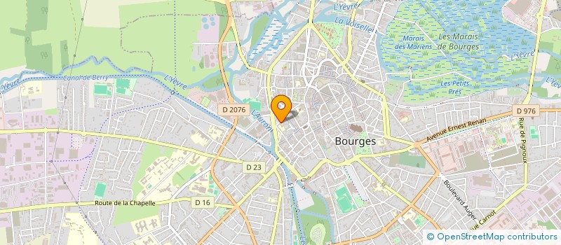 localisation de l'entreprise MONSIEUR VALERY CLEMENT  BOURGES