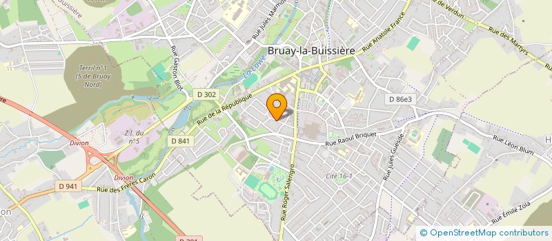 localisation de l'entreprise MONSIEUR VALERY DESAINT à BRUAY-LA-BUISSIERE