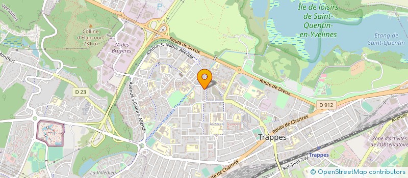 localisation de l'entreprise MONSIEUR VALERY FONGA NKOUNDJA  TRAPPES