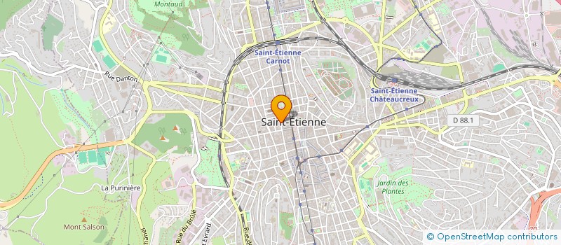 localisation de l'entreprise MONSIEUR VALERY GIROU  SAINT-ETIENNE