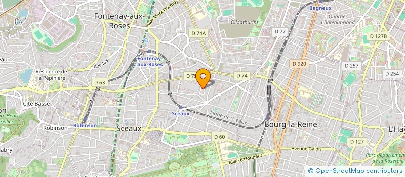 localisation de l'entreprise MONSIEUR VALERY GISCARD TJOM à SCEAUX